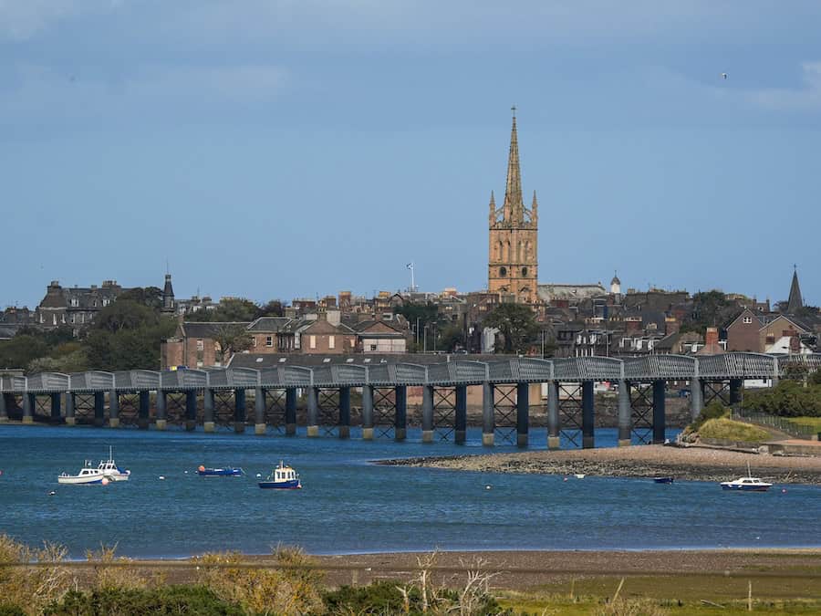 Montrose Basin and the town of Montrose